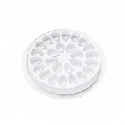 Plastikowa podstawka z 26 rowkami na krople kleju 10szt