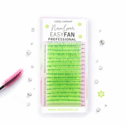Rzęsy dwurzędowe Easy Fan 0.07D NEONOWE OMBRE MIX 16 pasków