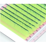 Rzęsy dwurzędowe Easy Fan 0.07D NEONOWE OMBRE MIX 16 pasków