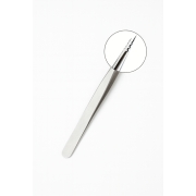 Pinceta prosta  do separacji rzęs z nacięciami miękka Raven