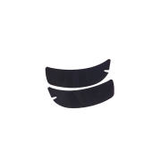 Wielorazowe płatki z silikonu medycznego 1 para czarne do metody UV