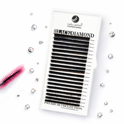 Rzęsy Black Diamond 0,09 D+ MIX