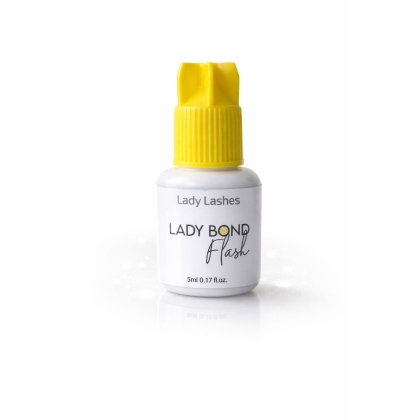 PROFESJONALNY KLEJ DO RZĘS FLASH  0.2 sec 5ml Zapomnij o sklejkach.