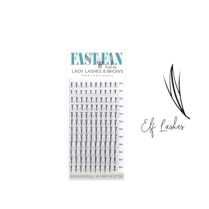 ELF LASHES KĘPKI FAST FAN MIX 8mm-15mm C CC delikatne