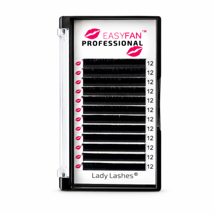 Rzęsy dwurzędowe Easy Fan 0.07C ( B) Długości