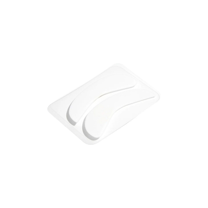 Wielorazowe płatki do powieki z silikonu medycznego 1 para UNI białe