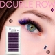 Rzęsy dwurzędowe Easy Fan FIOLETOWE Berry Lovers 0.07C lub D MIX